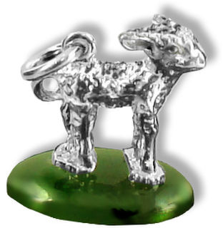 Lamb on a Nephrite Jade base