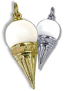 Ice Cream with White Agate