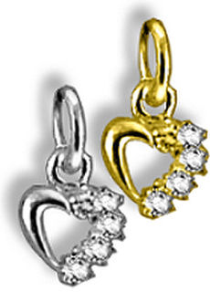 CZ Mini Heart