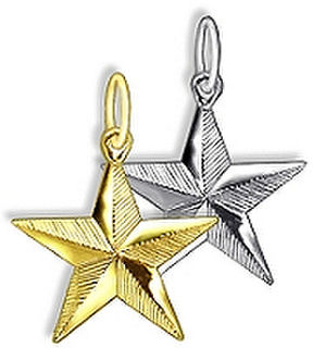  Star, ribbed 5 point