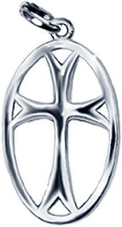 Cross, large oval