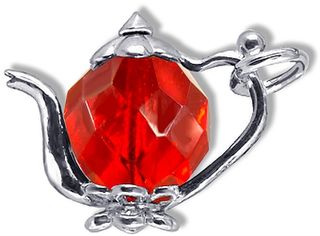 Teapot with Red Crystal