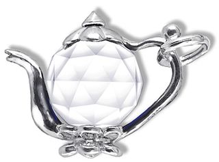 Teapot with Clear Crystal