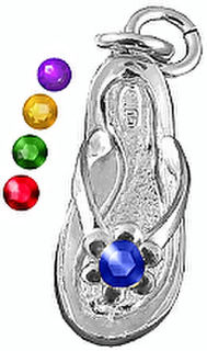 Thong Sandal with Crystal