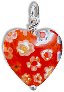 Milifiori Style Heart, Red