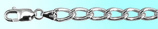 Medium curb chain bracelet
