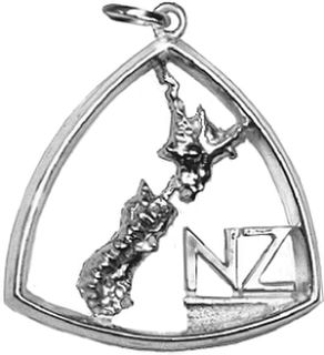 New Zealand Map Triangle