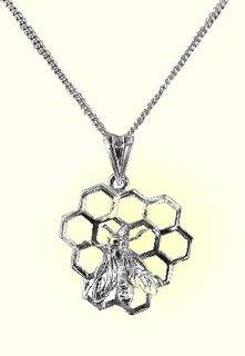 Honey Bee On Comb