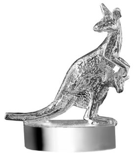 Kangaroo and Baby in Pouch; med