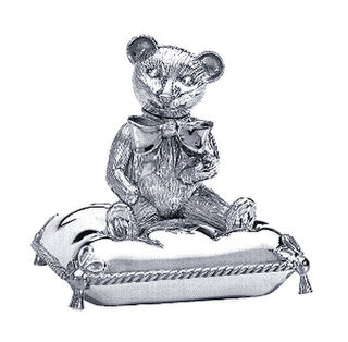 Teddy Bear on a Cushion