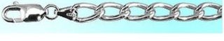 Silver Curb Bracelet