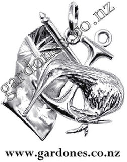 NZ Flag, Anchor & Kiwi