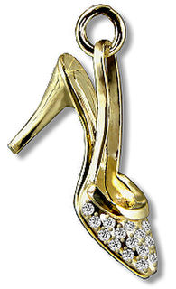 Diamond set 9ct. Shoe