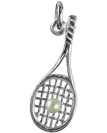 Tennis Racket with Pearl