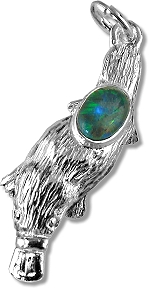 Platypus with Opal Triplet