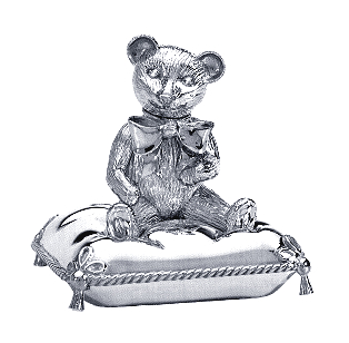 Teddy Bear on a Cushion