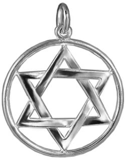 Framed Star of David. medium